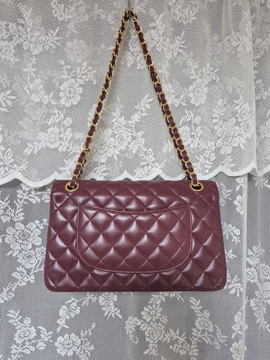 샤넬버건디크로스숄더백 상품이미지3