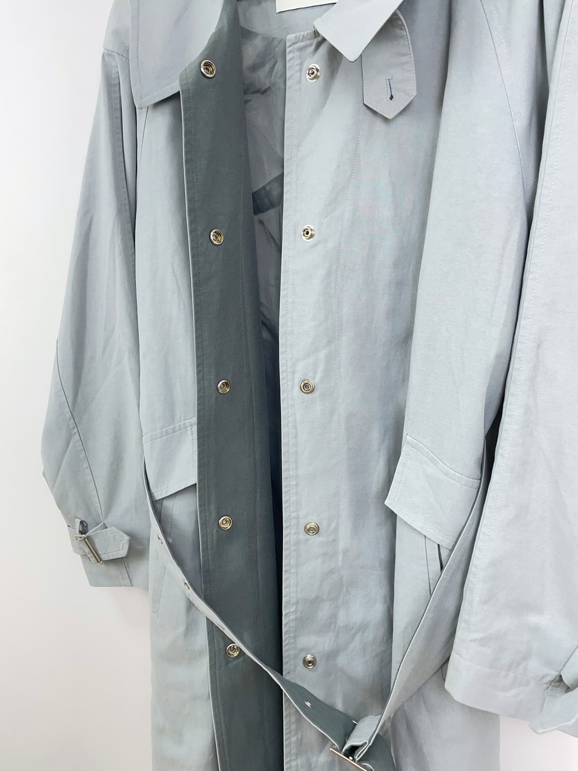 마론에디션 코튼 텐셀 혼방 트렌치 코트 FREE 상품이미지6