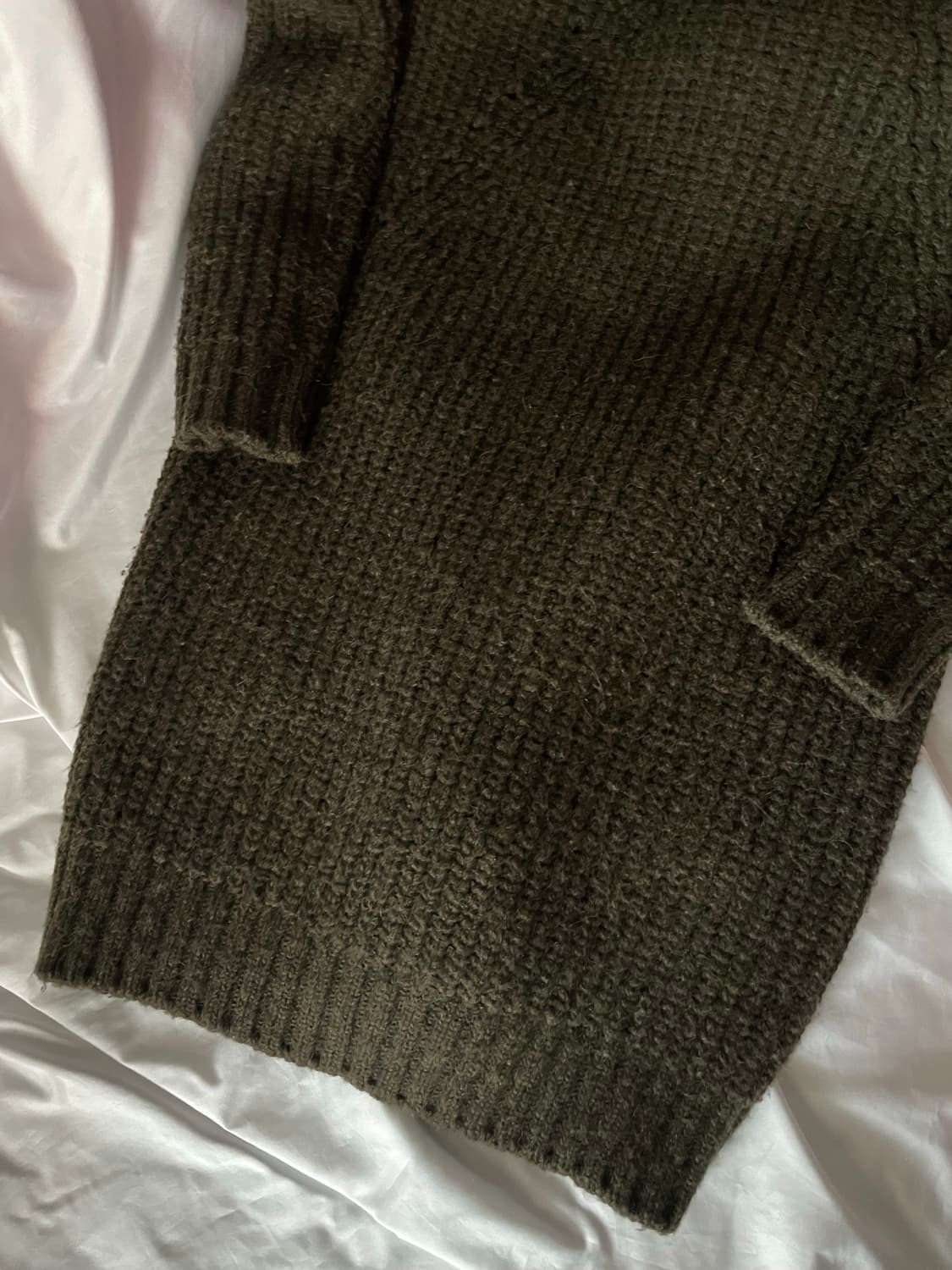 빈티지 y2k 갸루 모리 퍼후드 니트롱집업 상품이미지6