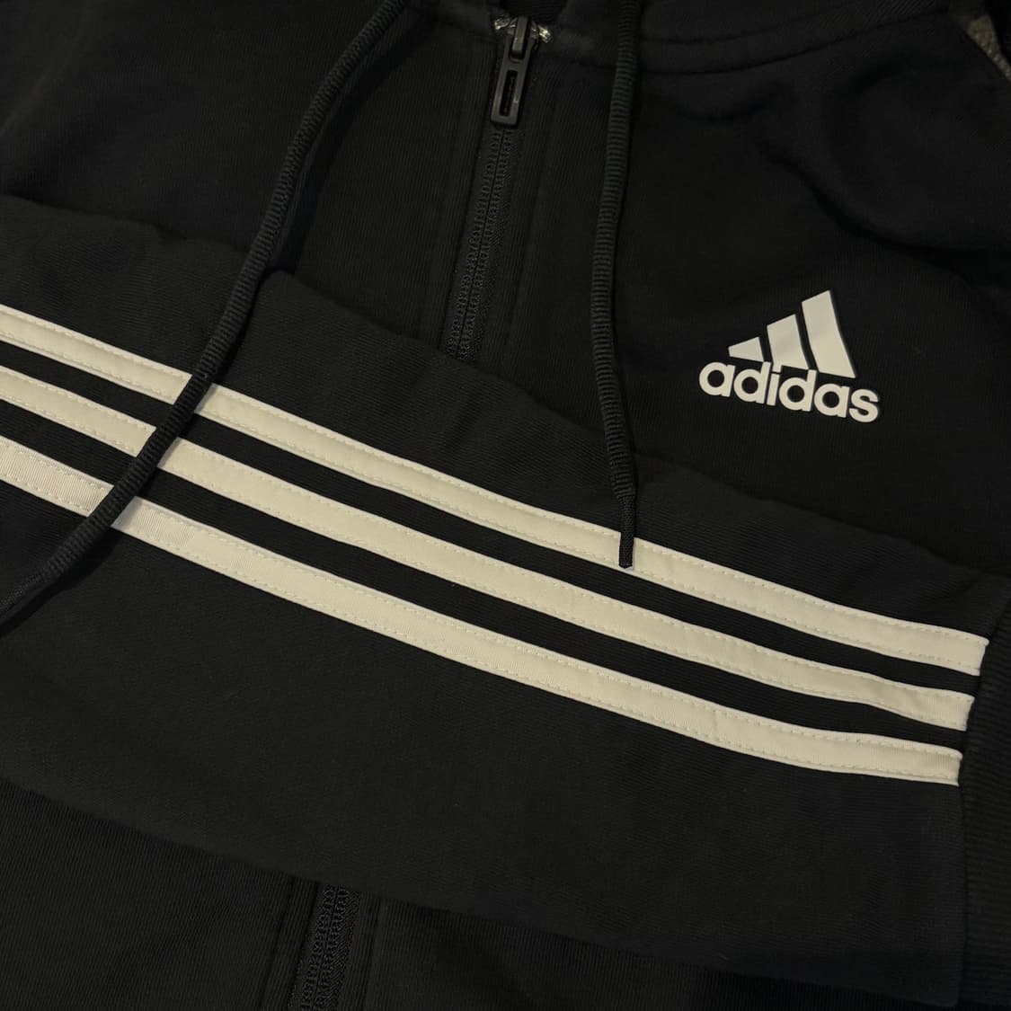 🖤아디다스 에센셜 블랙 후드집업🖤 상품이미지3