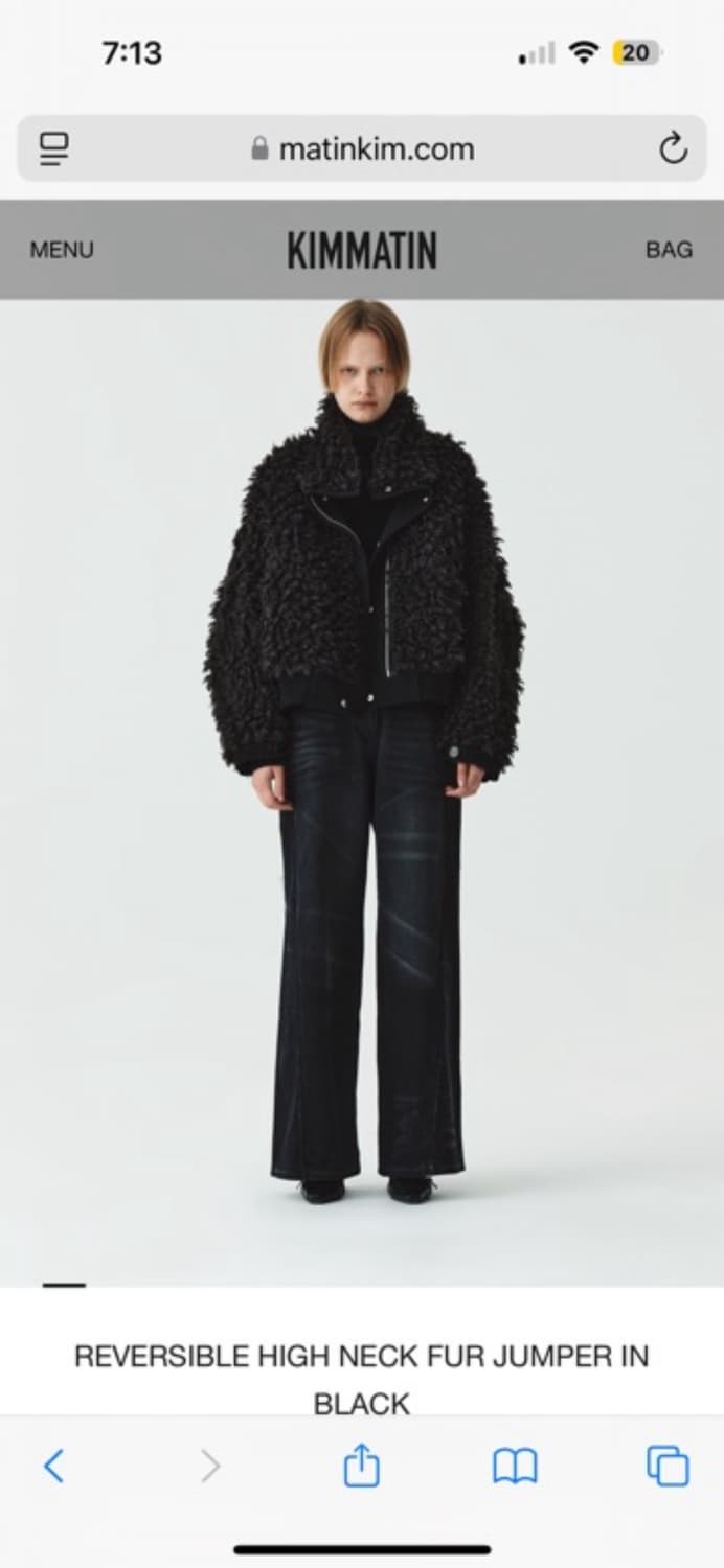 마뗑킴 김마틴 Kimmartin 리버시블 퍼자켓 martinkim 상품이미지2