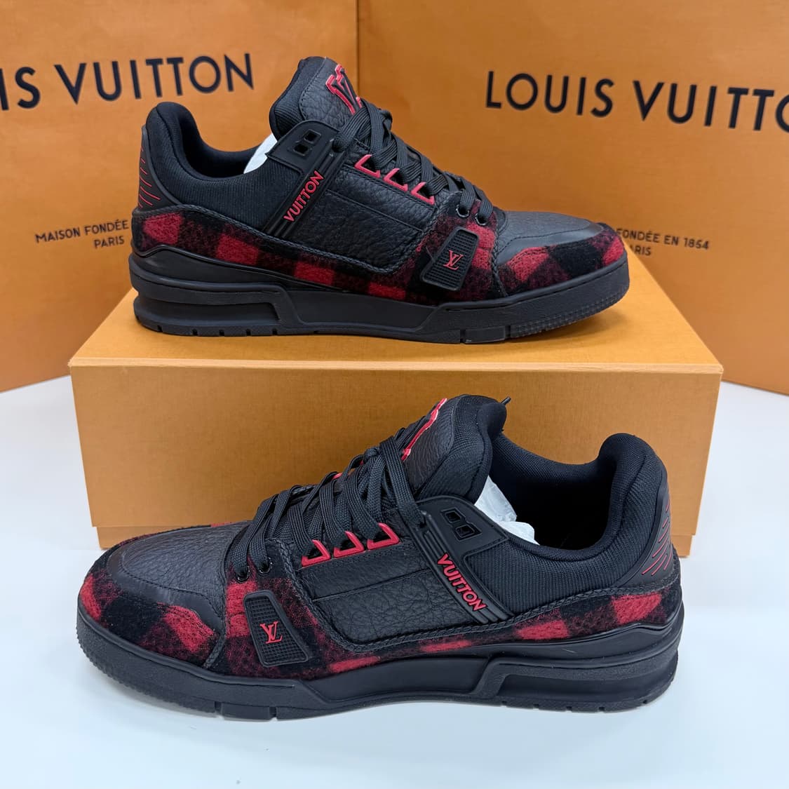 [S급/275] 루이비통 LV 다미에 데님 트레이너 스니커즈 상품이미지5