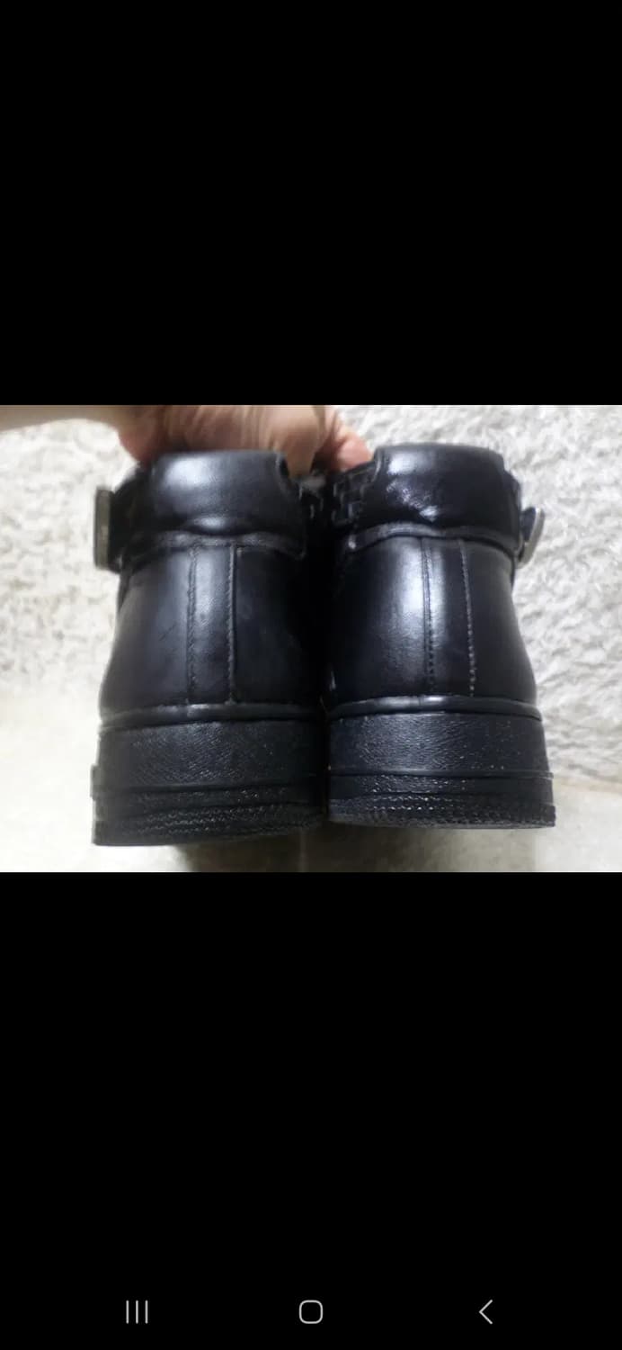 나이키 에어포스1 럭스포스 블랙 원판 상품이미지3