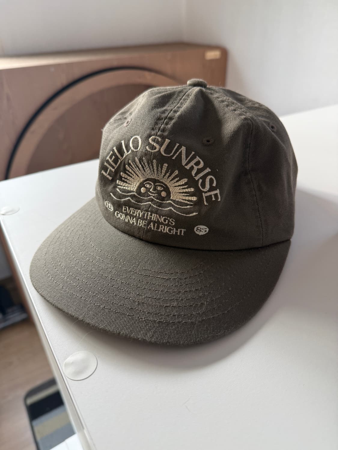 헬로선라이즈 6panel cap khaki 상품이미지2