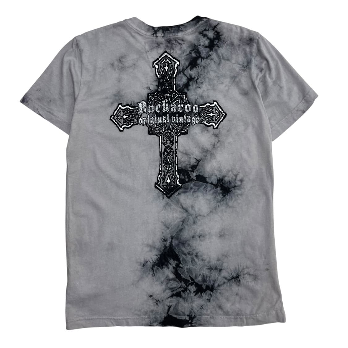 버커루 윙스 프린팅 그레이 반팔티 L 상품이미지5