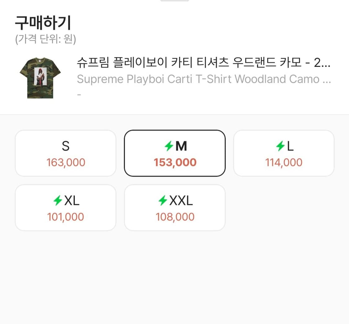 슈프림 플레이보이 카티 티셔츠 우드랜드 카모 - 25FW 상품이미지1