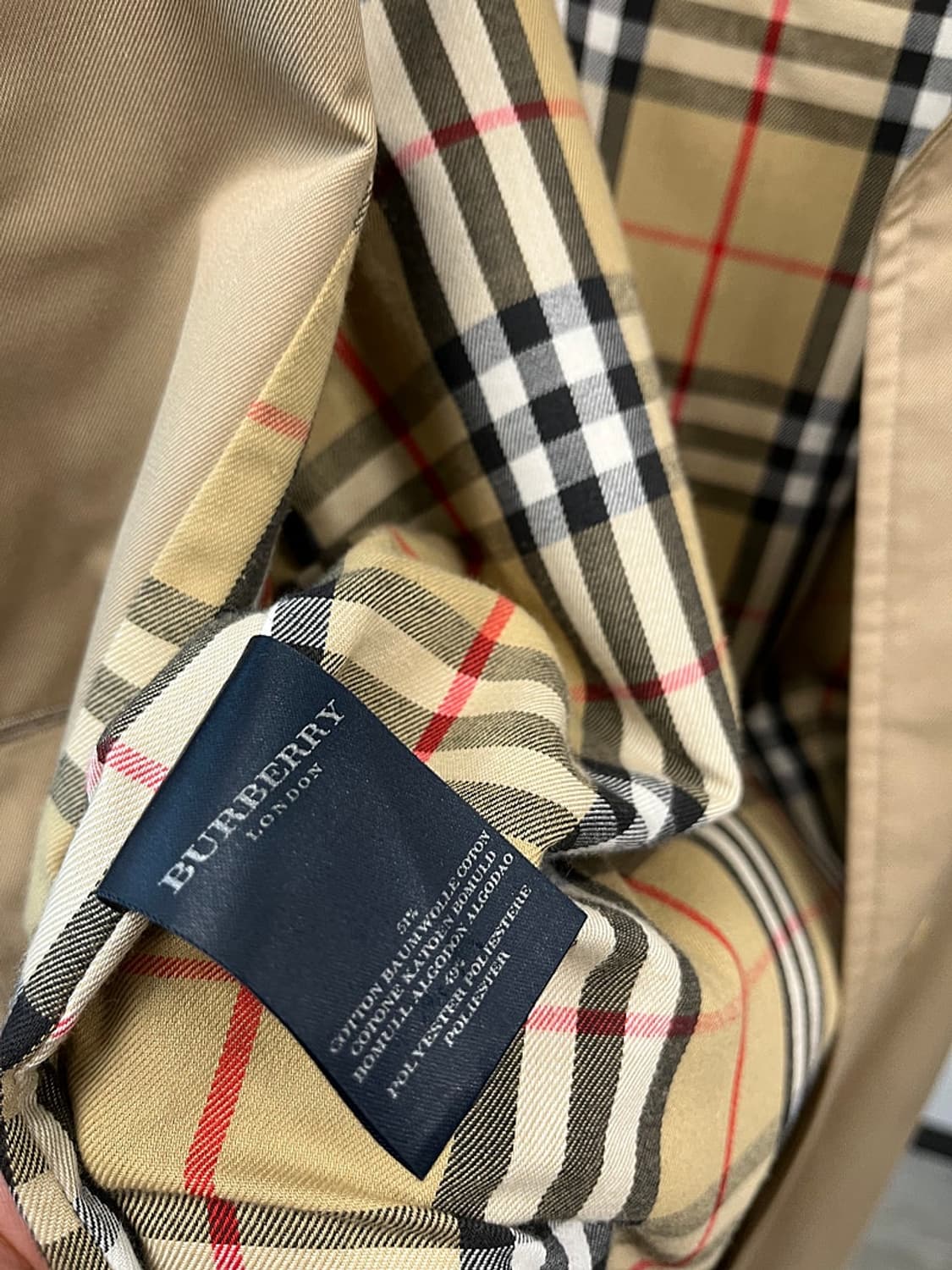 여) 버버리 개버딘 트렌치코트 상품이미지8