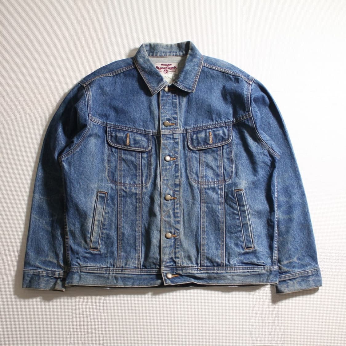 90’s Wrangler 랭글러 워싱 데님 자켓 L018 상품이미지1