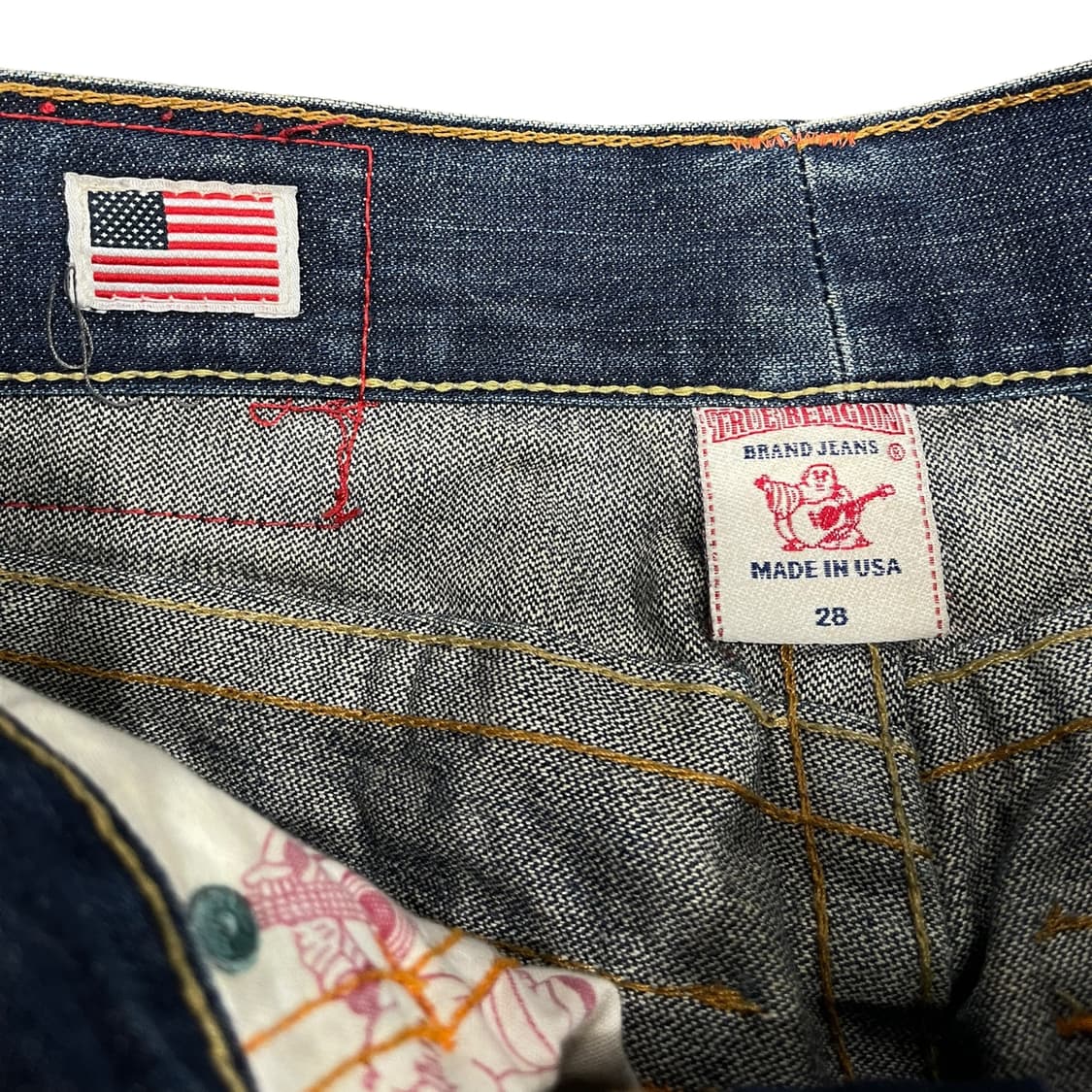 트루릴리전 부츠컷 데님팬츠 made in USA 상품이미지6