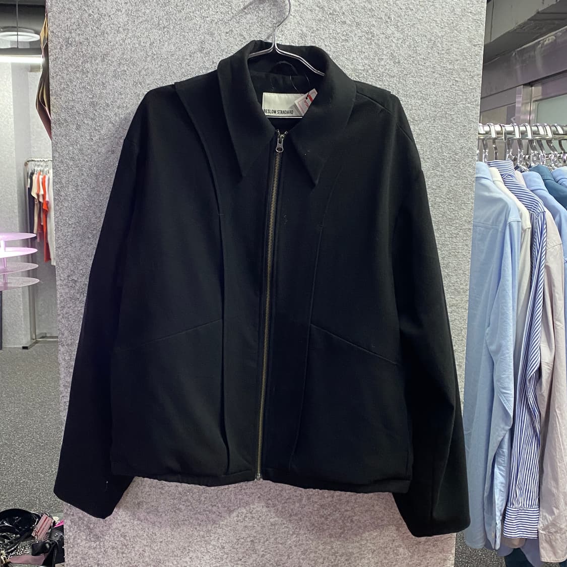 비슬로우 스탠다드 미니멀 자켓  B3294 상품이미지2