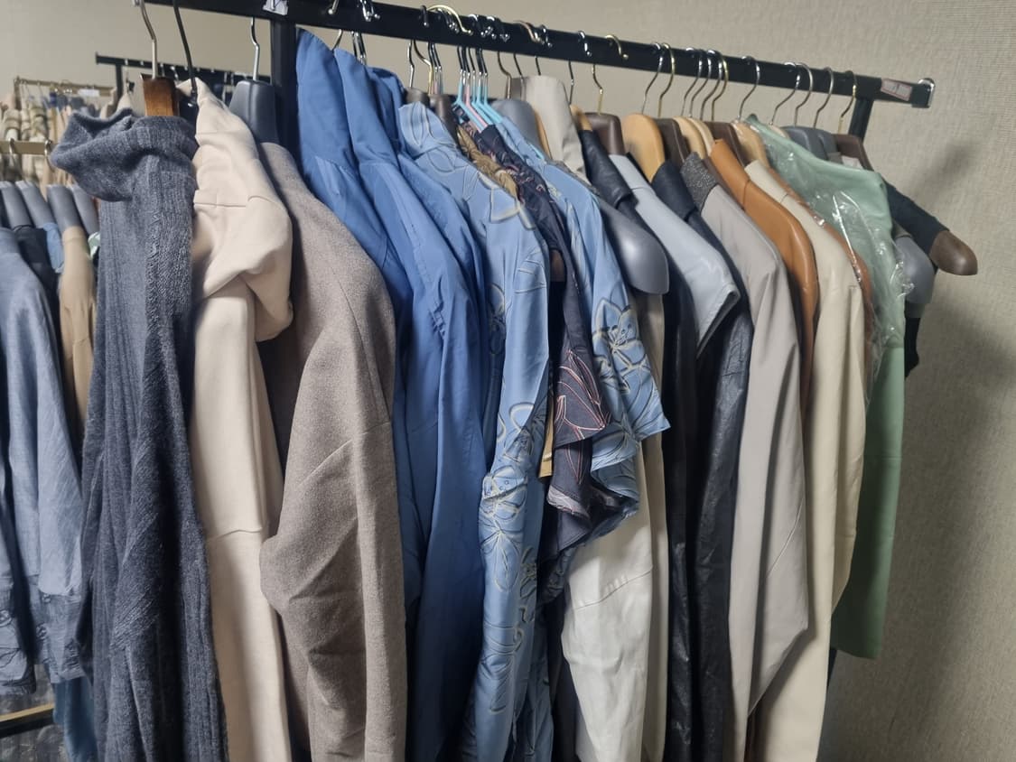 이태리명품 안드레모리스 고급스러운 체크 패턴의 니트 상품이미지6