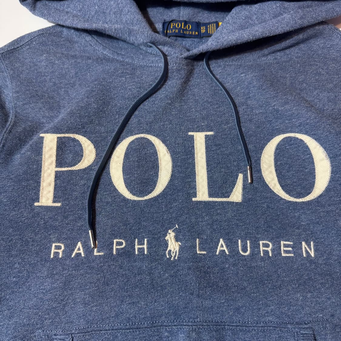 폴로 랄프로렌 블루 로고 후드티 상품이미지2