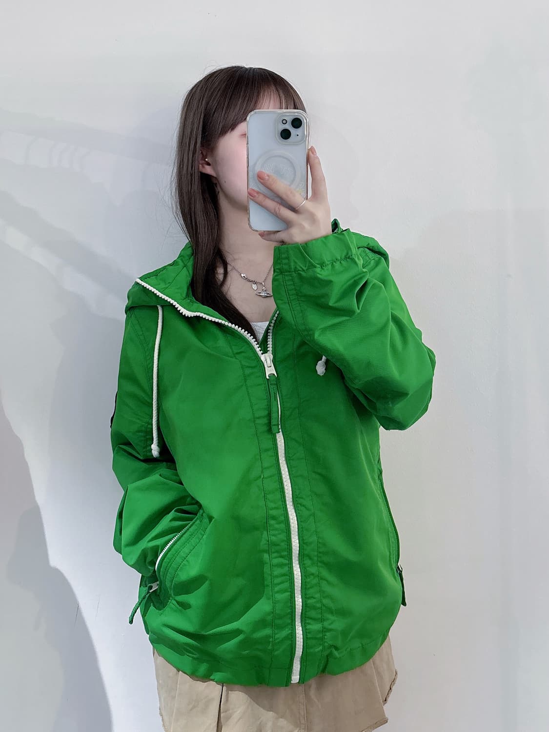 아베크롬비 사이드로고 후드 바람막이 상품이미지2