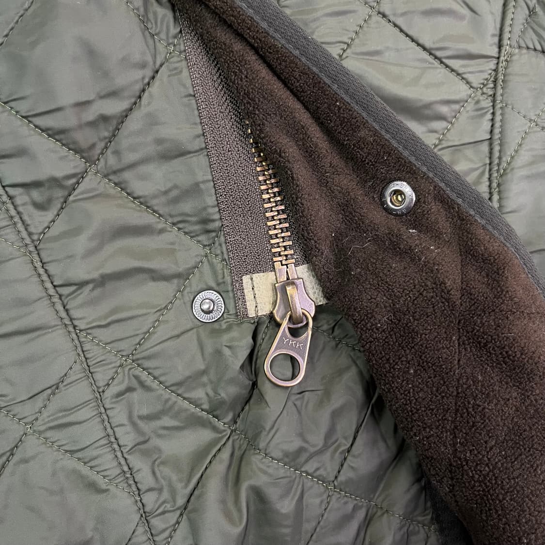 105 바버인터네셔널 90s 카키 퀄팅 자켓 상품이미지6