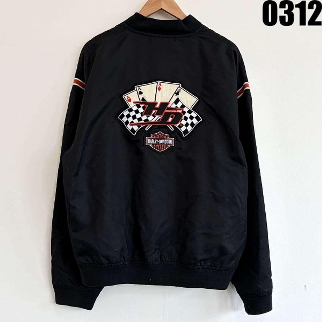 할리데이비슨 레이싱 나일론 집업 자켓 XL 0312 상품이미지1