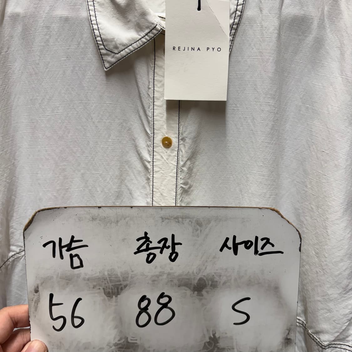 (새상품) 레지나표 린넨셔츠  상품이미지7