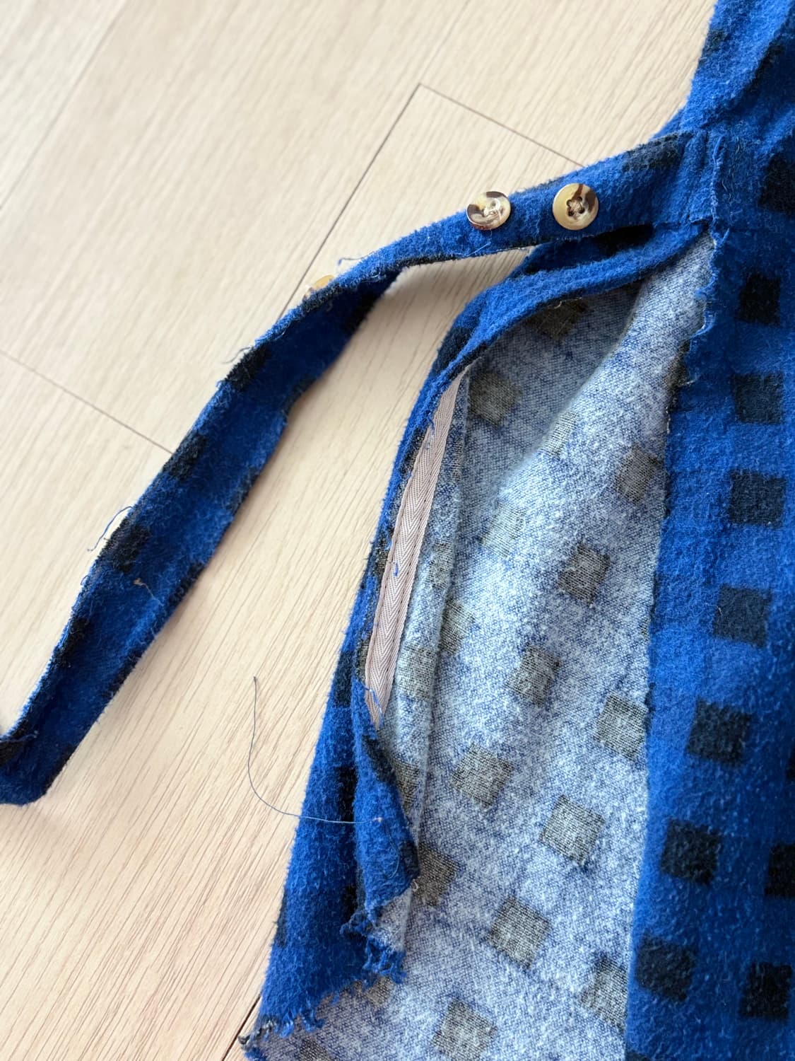 올드파크 old park 리메이크 체크셔츠 상품이미지4