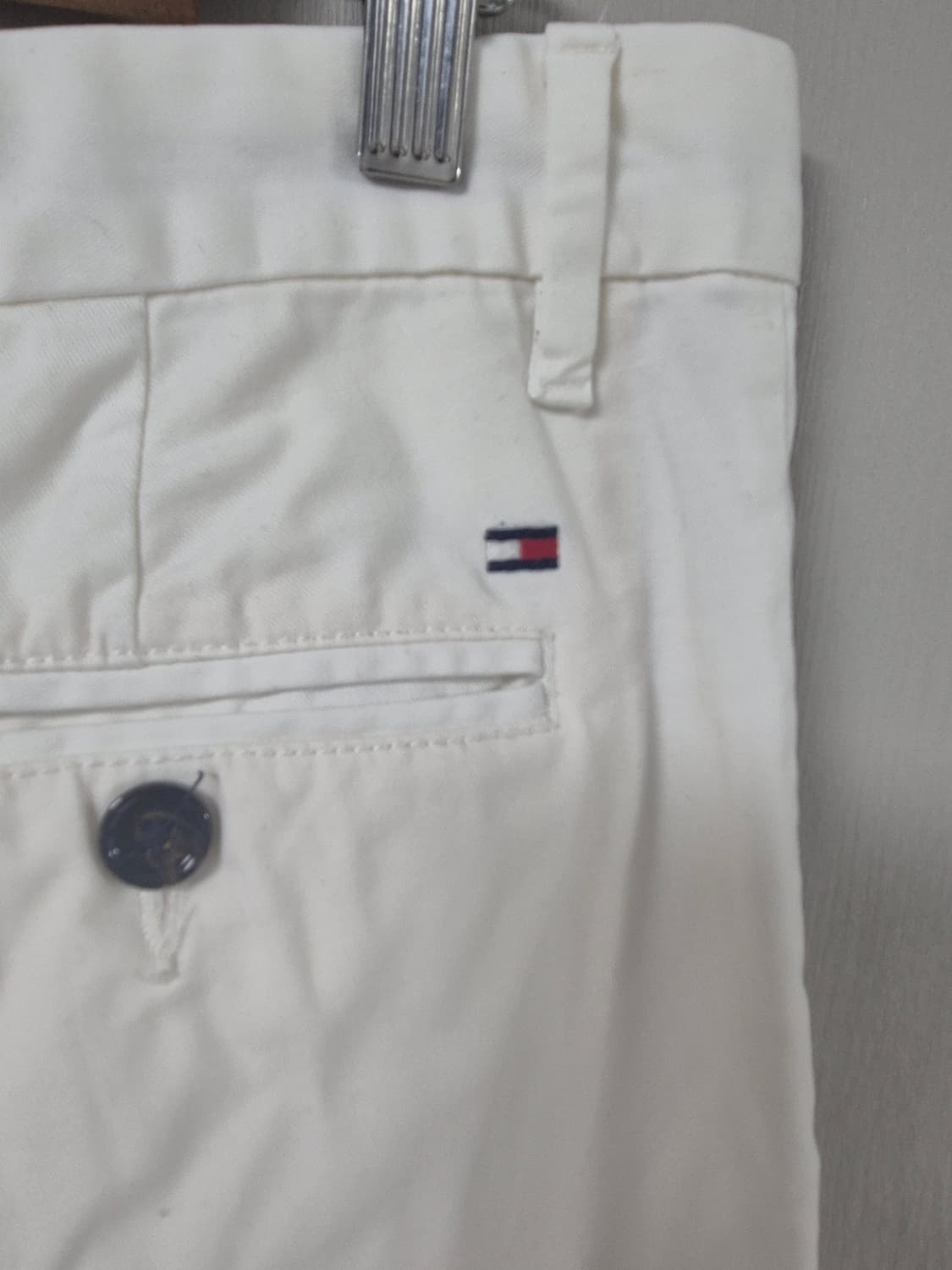 타미힐피거 화이트 치노팬츠(면바지) 32-33인치 상품이미지6