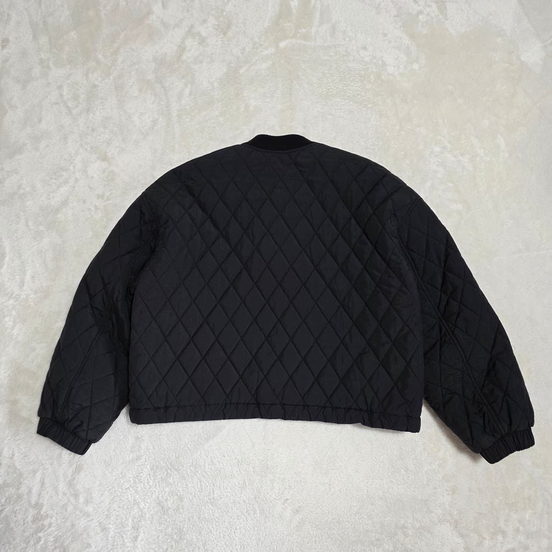 (M)여성 로엠 퀼팅 패딩 숏 점퍼 상품이미지3