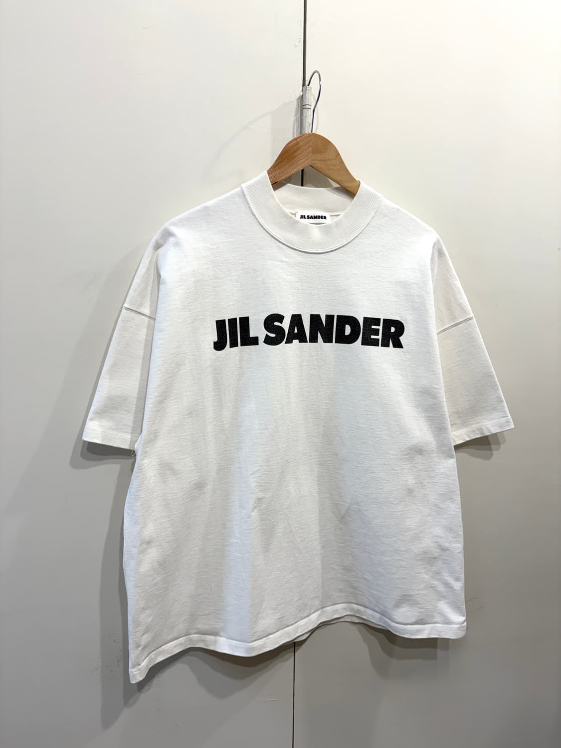 질샌더 로고 프린팅 코튼 반팔 티셔츠 상품이미지3