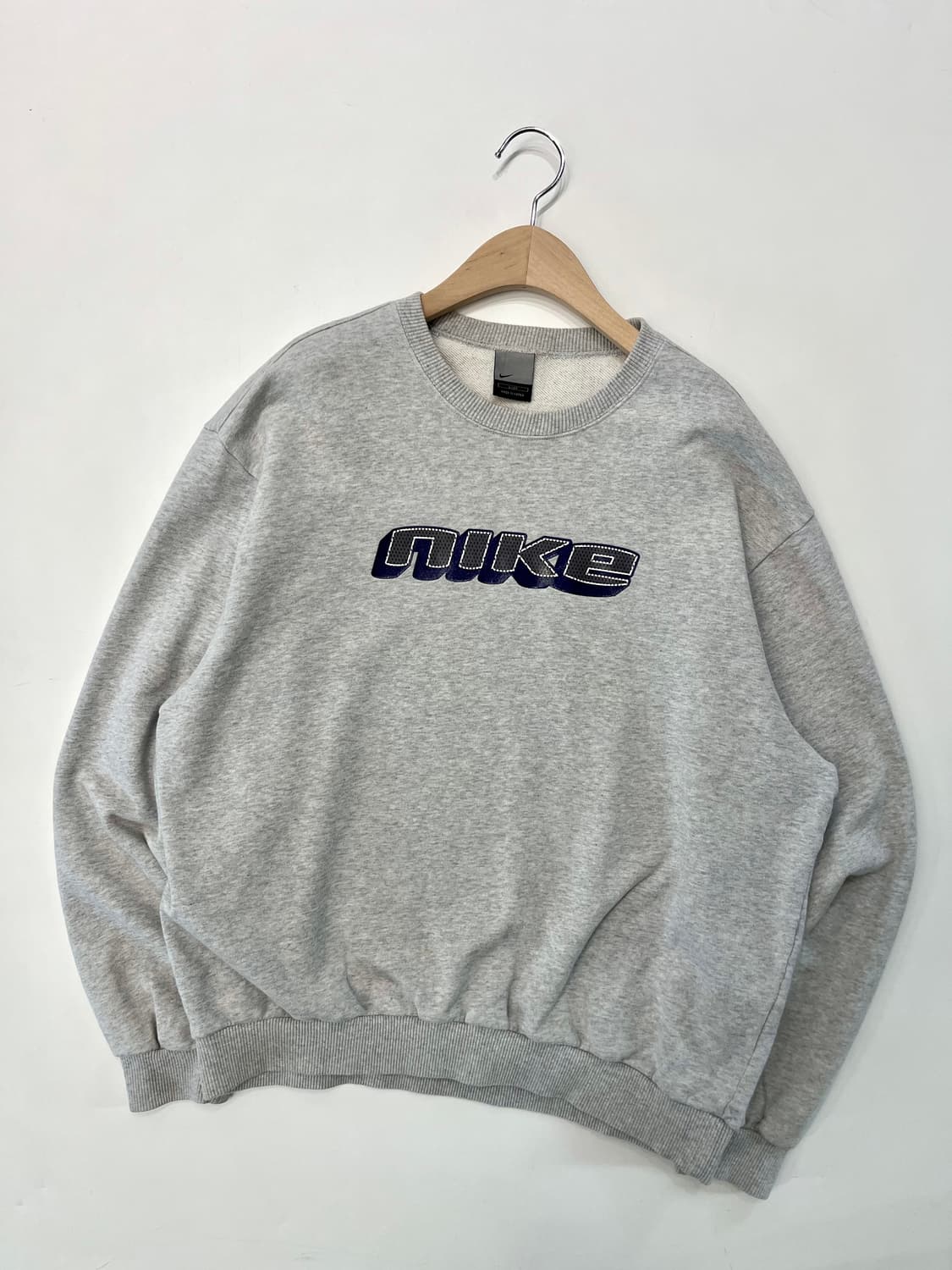 Nike 올드 나이키 레터링로고 그레이컬러 맨투맨 상품이미지3