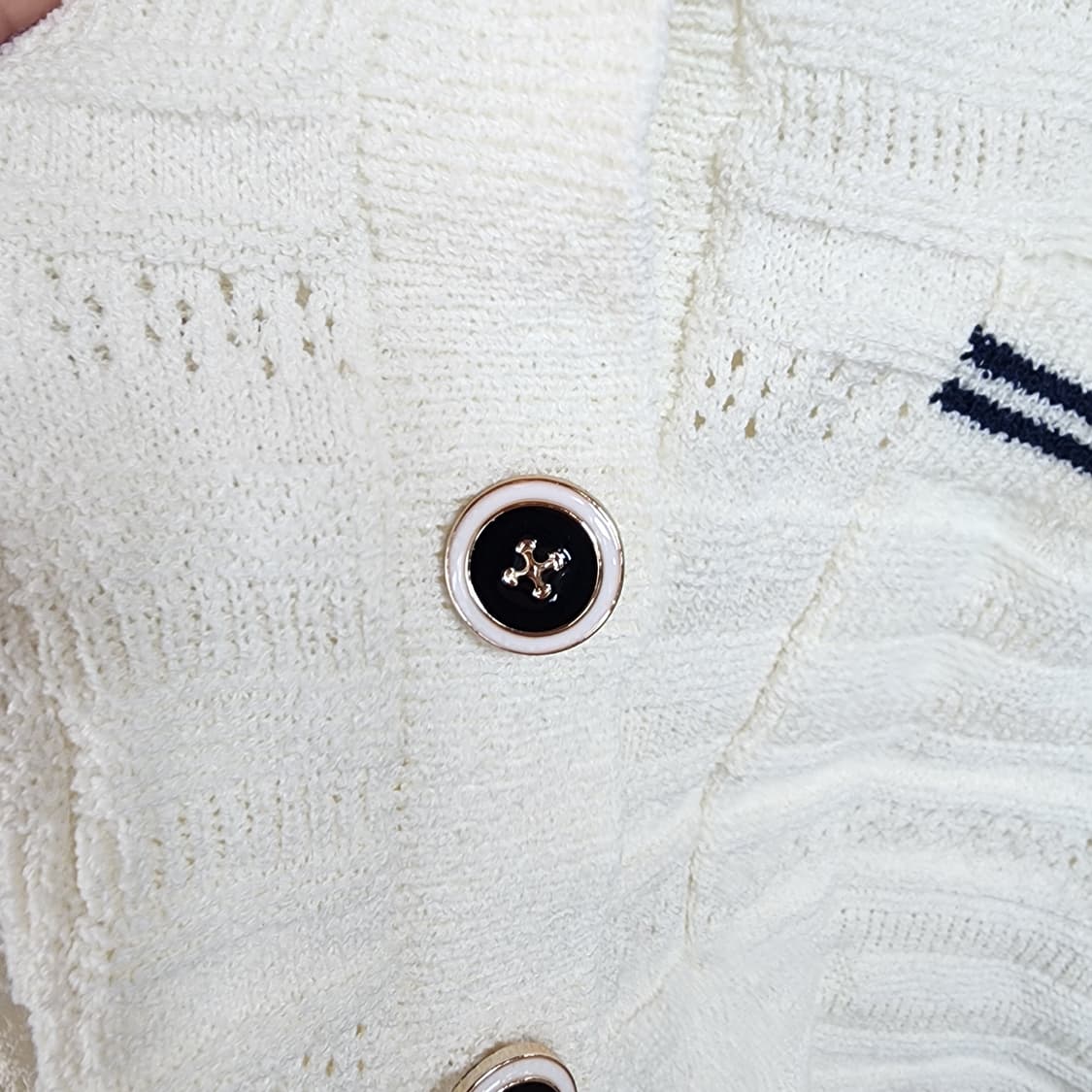 8seconds 세일러 카라 반팔 니트 아이보리 상품이미지3