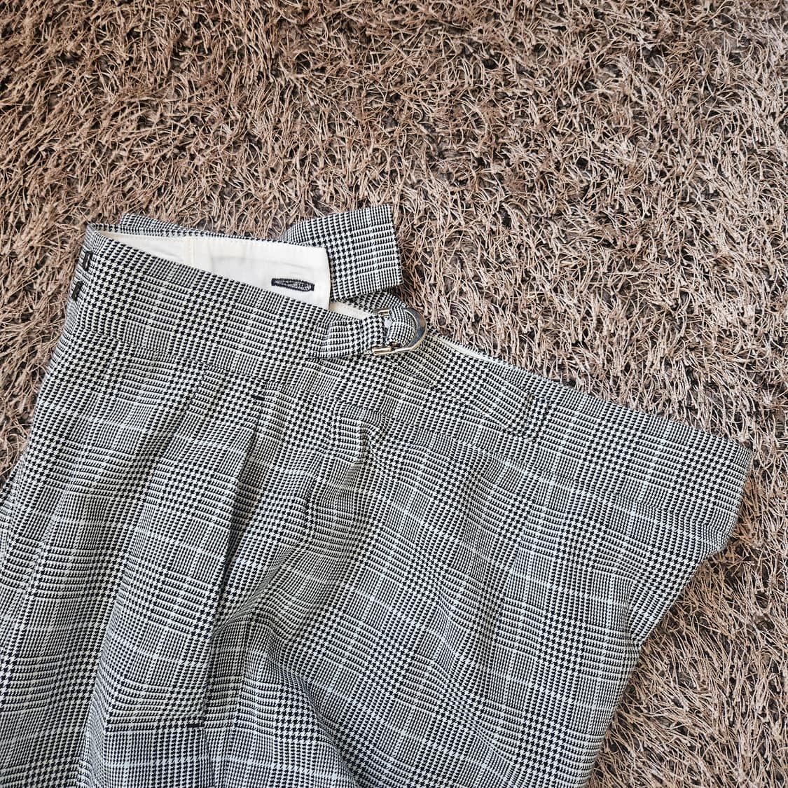 막스마라(MaxMara) 20ss 글렌 체크 트윌 슬렉스 팬츠  상품이미지2