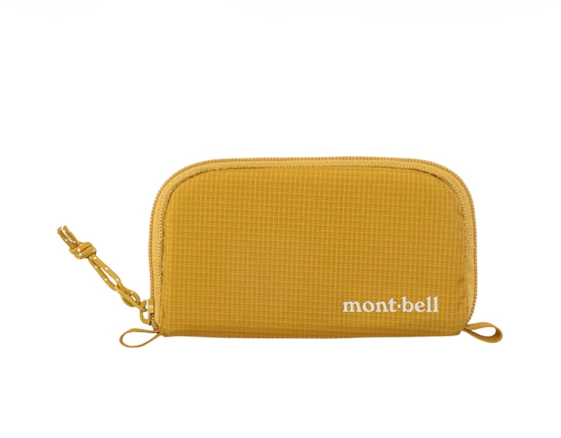 [ montbell / 몽벨 ] 미니 지퍼 월렛 옐로우 몽벨 카드지갑 상품이미지1