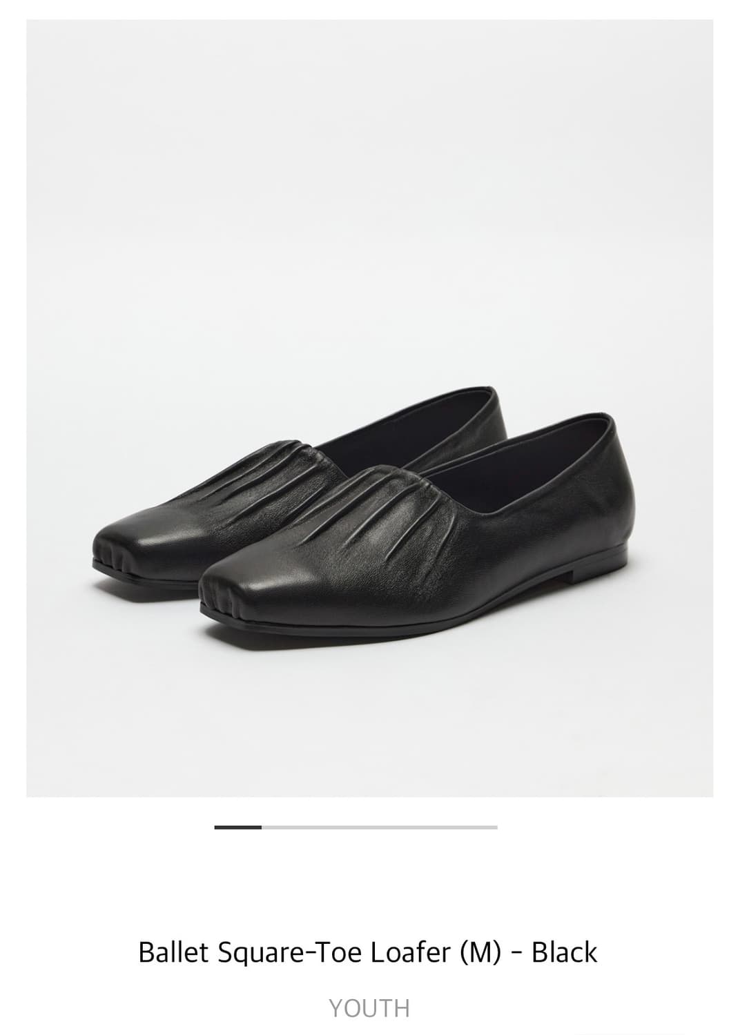 youth Ballet Square-Toe Loafer /유스 가죽 로퍼 상품이미지2