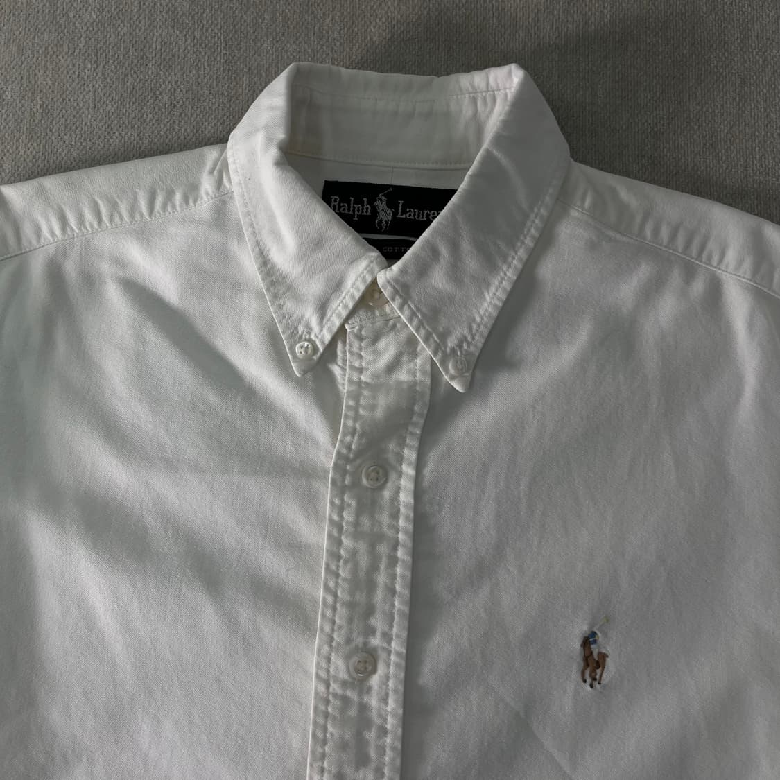 100 폴로랄프로렌 화이트 코튼 셔츠 상품이미지2