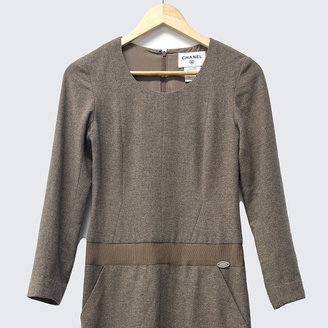 샤넬 100% 캐시미어 원피스 34사이즈 상품이미지3