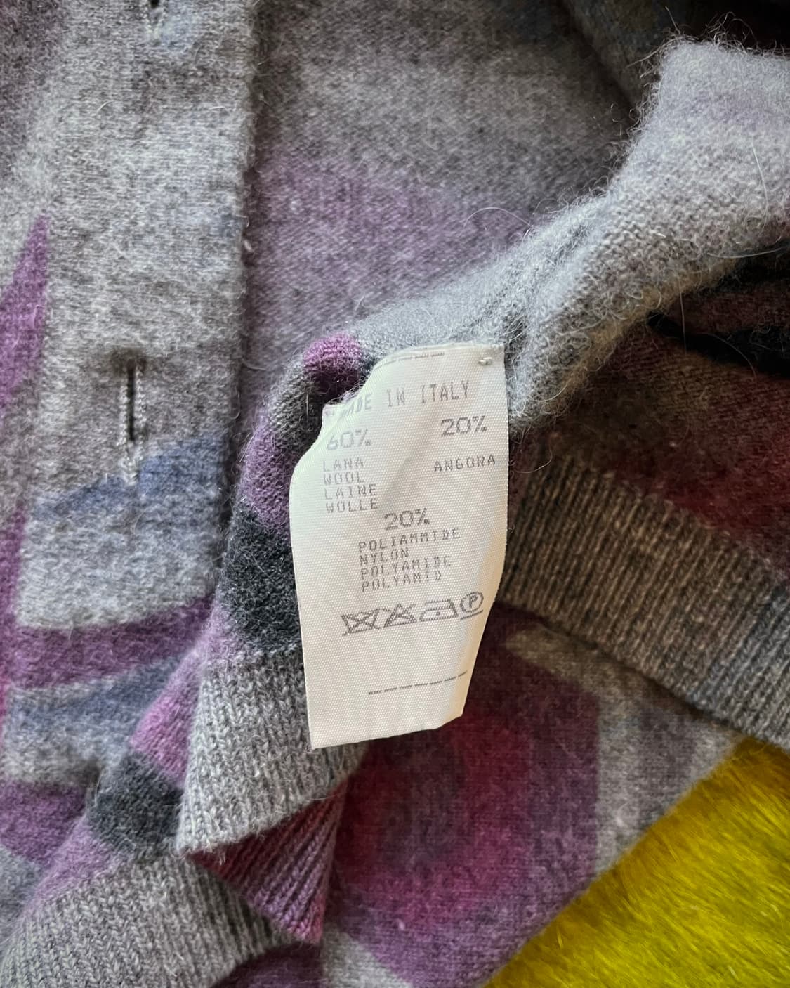 1990s KRIZIA Poi Itlay Angora Cardigan 상품이미지8