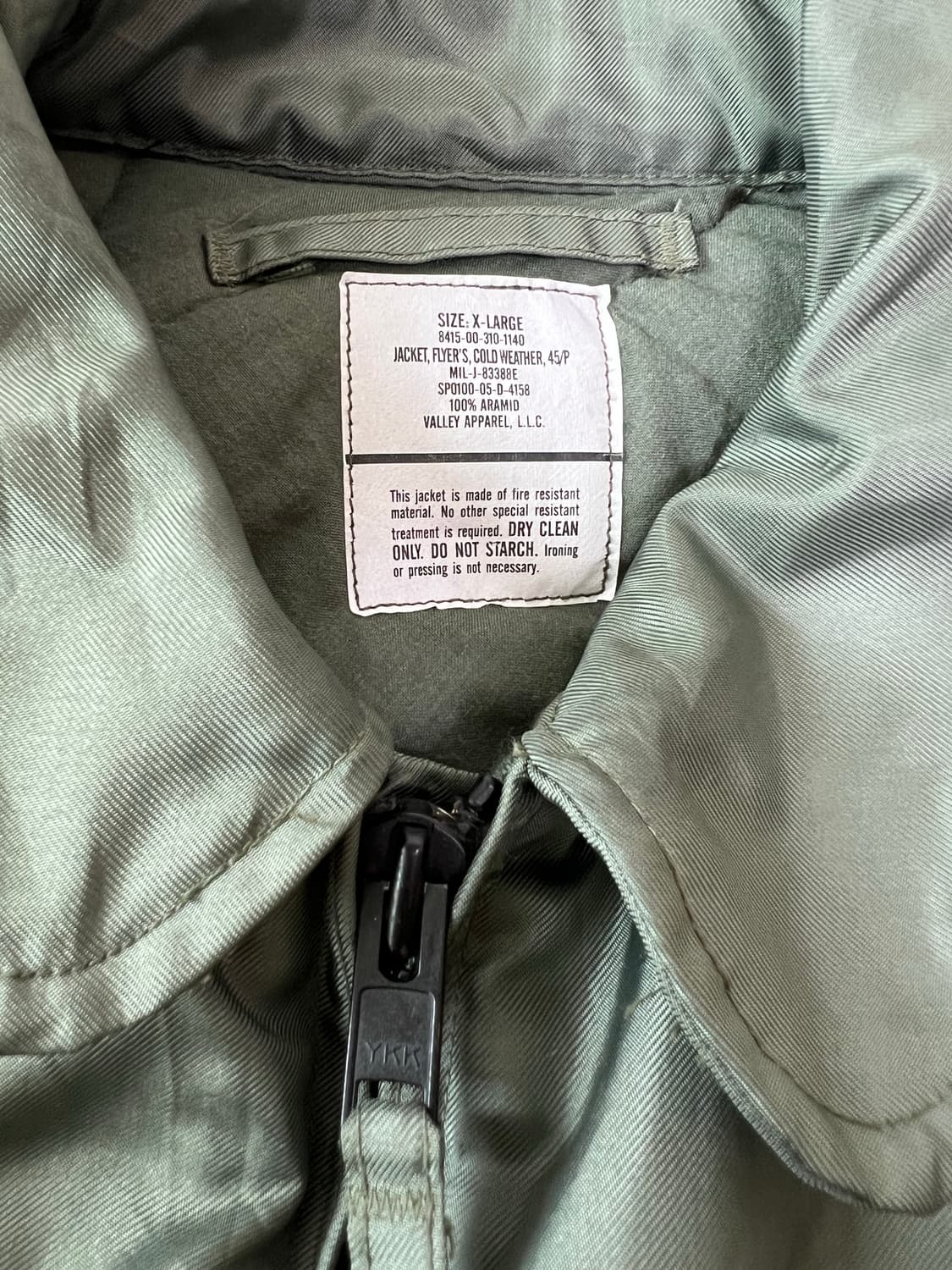 CWU-45/p 미공군 항공점퍼 XL 상품이미지2