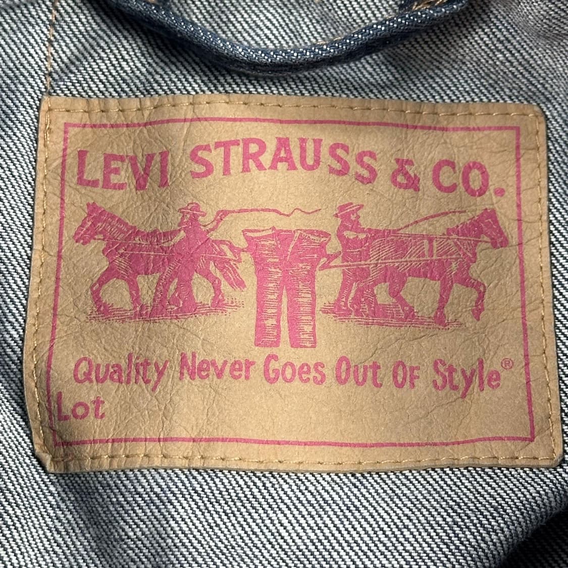 리바이스 오리지널 웨스턴 트러커 데님자켓 (XL) 상품이미지5