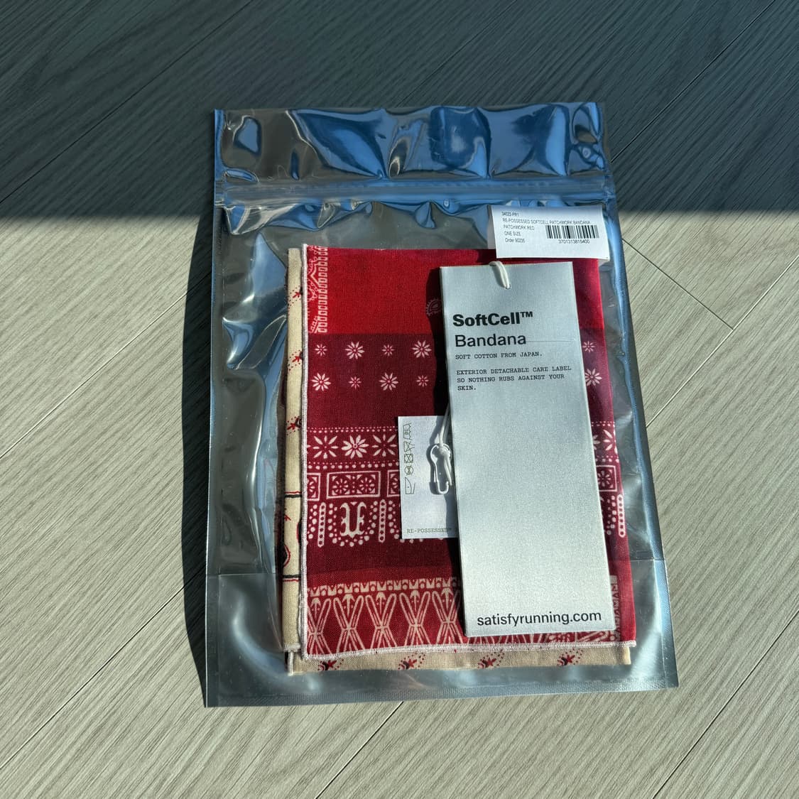 새티스파이 반다나 새상품 상품이미지1