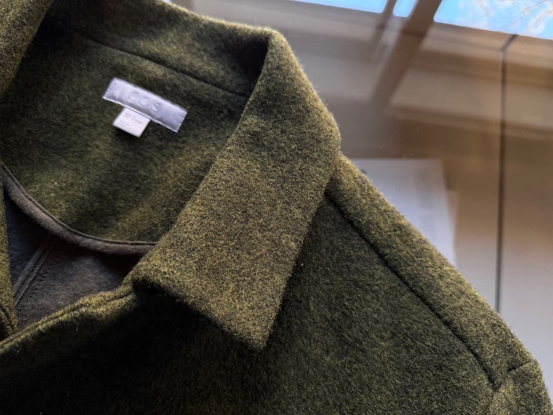 COS 코스 펠트울 블루종 100 상품이미지9