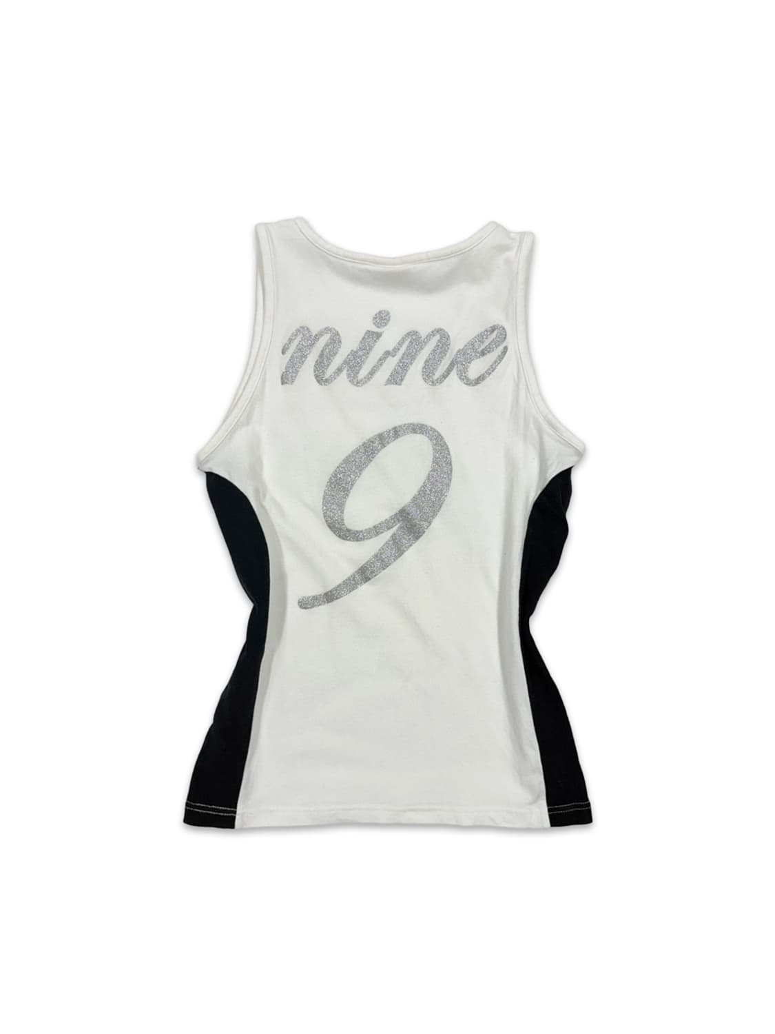 빈티지 라인 레터링 로고 슬리브리스 상품이미지4