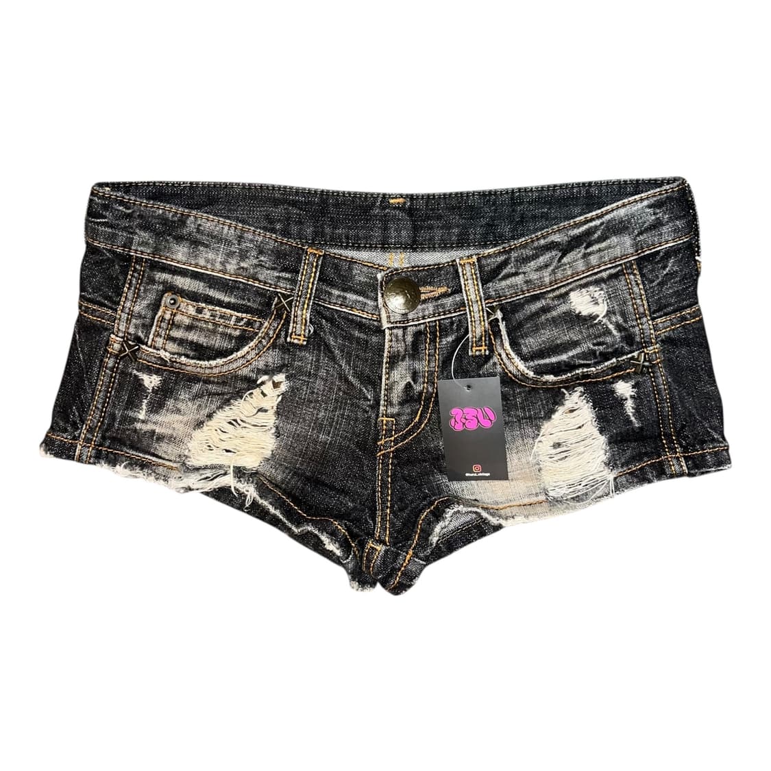 d.i.a 다이아 데미지 데님숏팬츠 갸루y2k펑크 상품이미지1