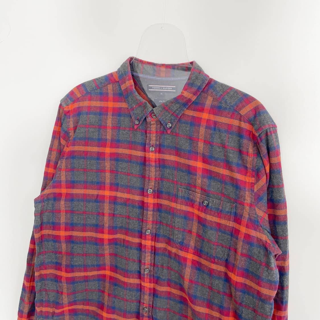 E2 타미힐피거 체크셔츠 XL사이즈 상품이미지2