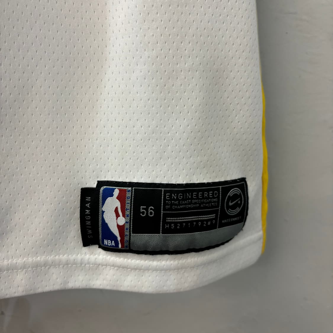 나이키 X NBA 골든스테이트 스테판 커리 마킹 슬리브리스 유니폼 2XL 상품이미지5