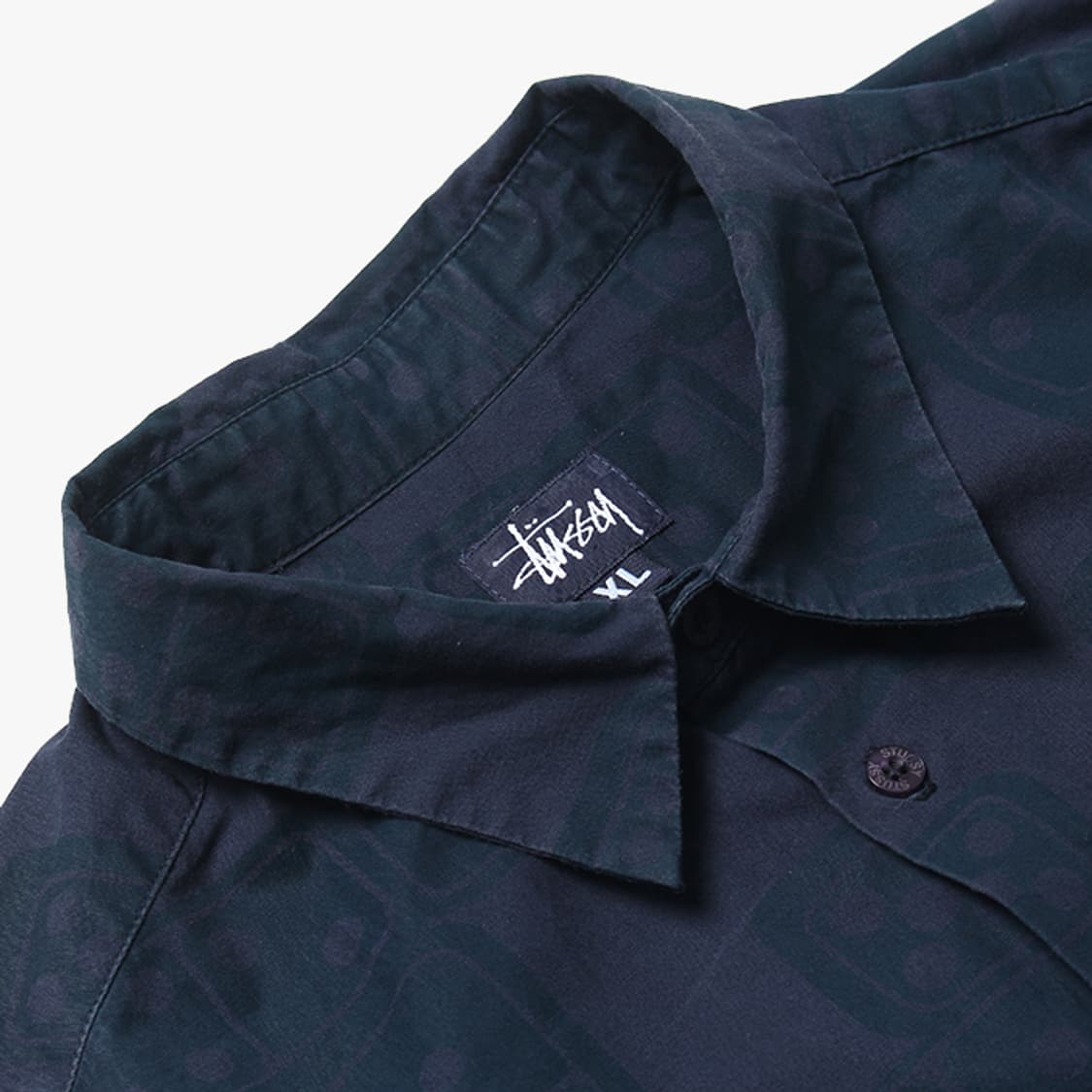  STUSSY "Navy Half Shirts" 상품이미지5