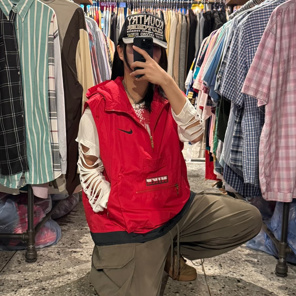 nike 나이키 올드스쿨 스트링 조끼 상품이미지2