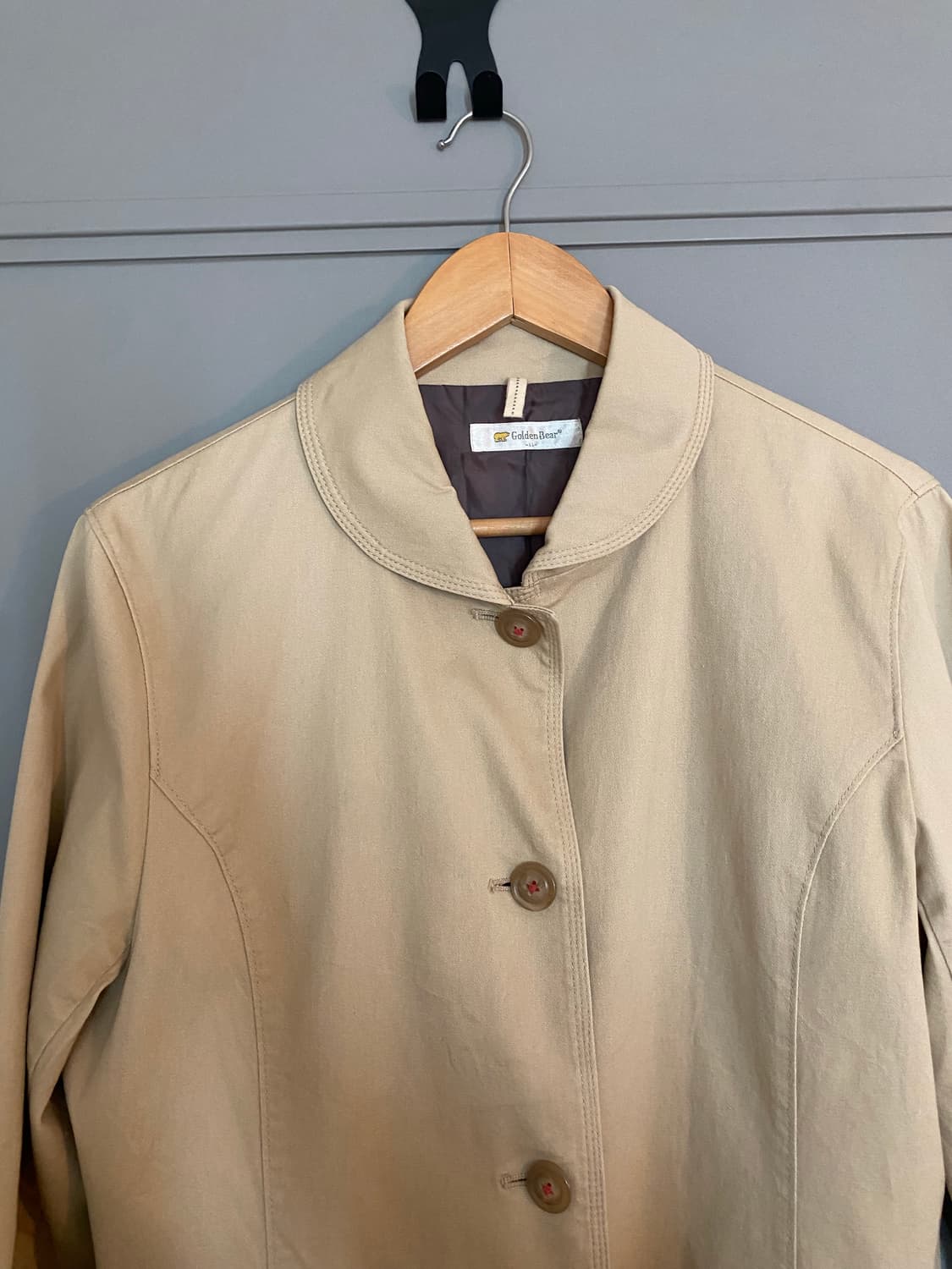 Golden bear 둥근카라 베이직 자켓 상품이미지2