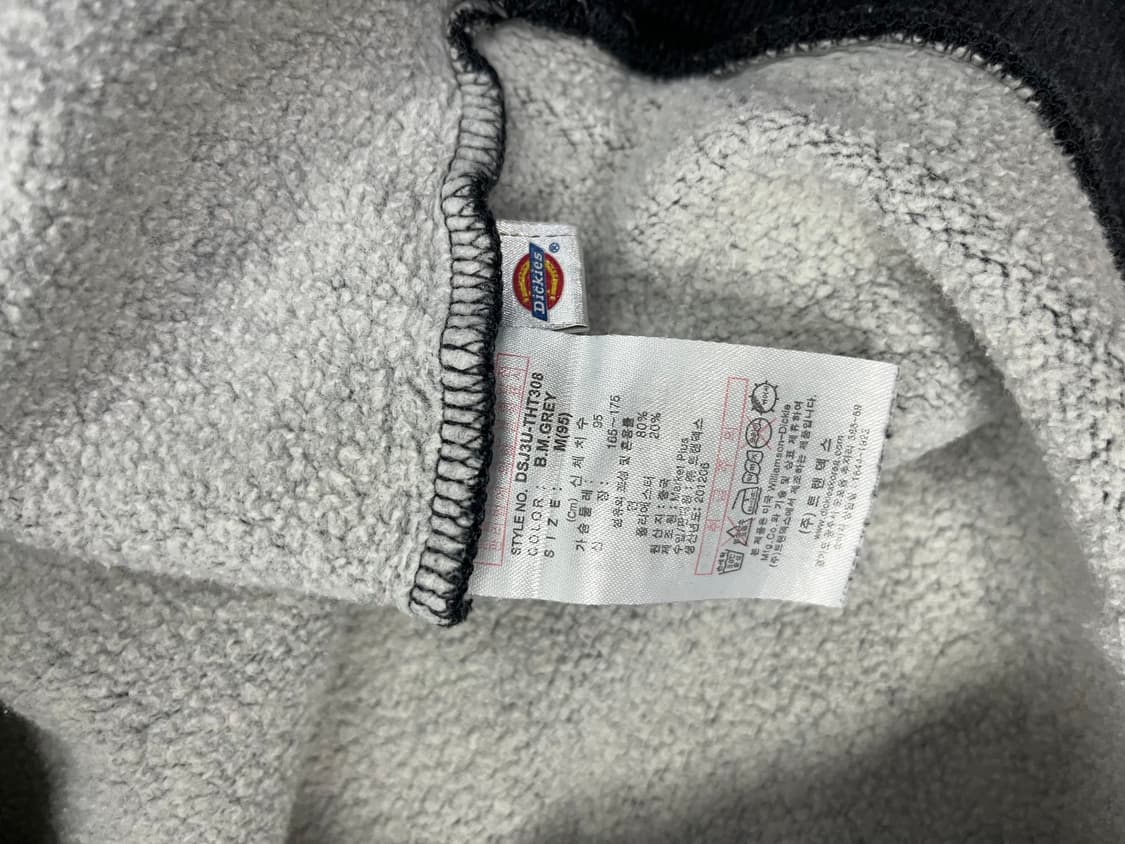 디키즈 그레이 기모 후드티 상품이미지6