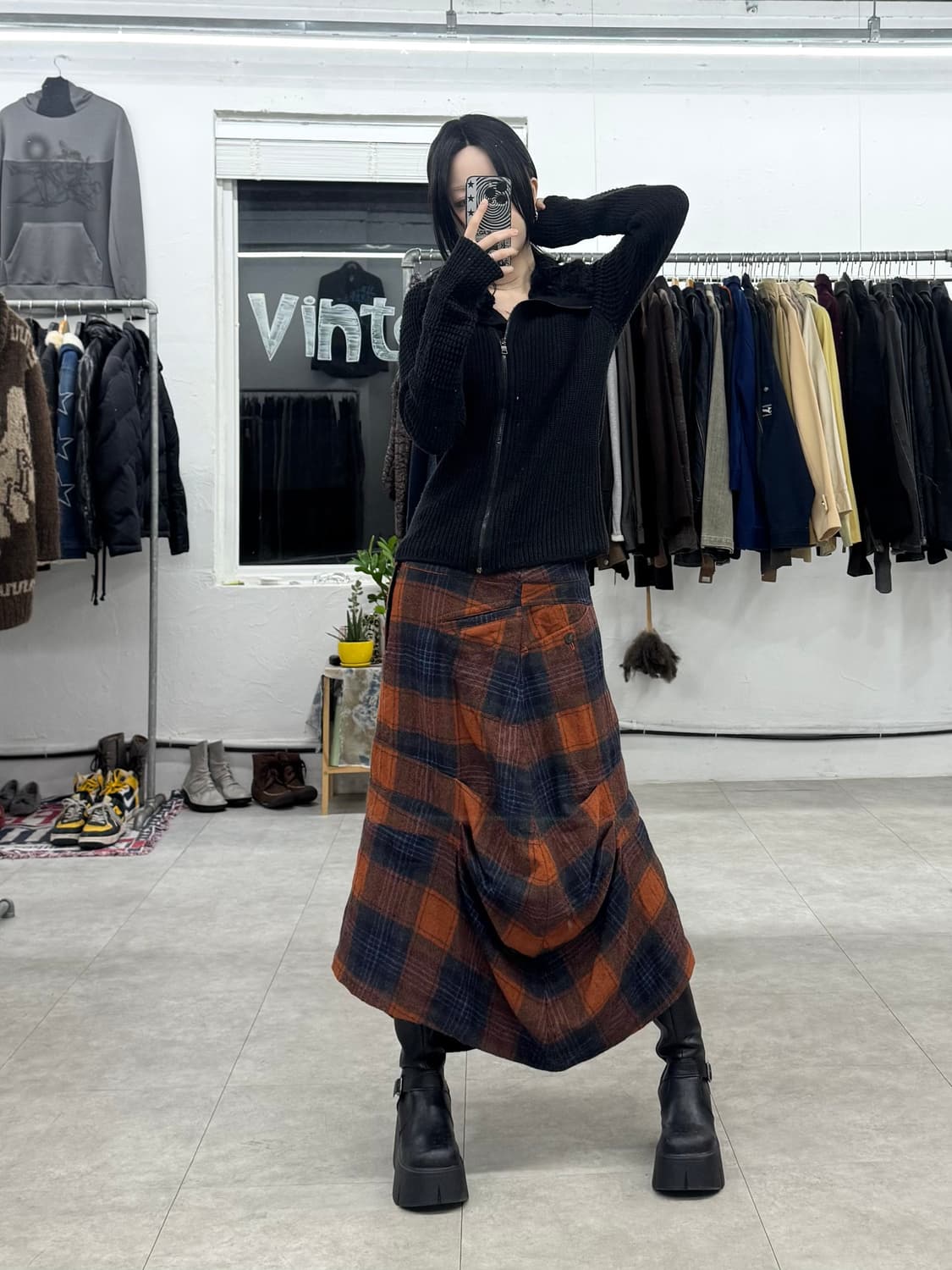 아르마니 익스체인지 퍼카라 니트 집업 상품이미지8