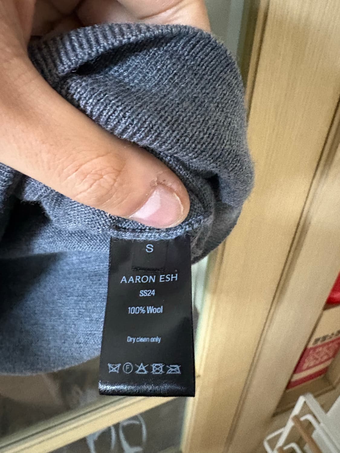 Aaron esh 주름 디테일 니트 24  상품이미지3