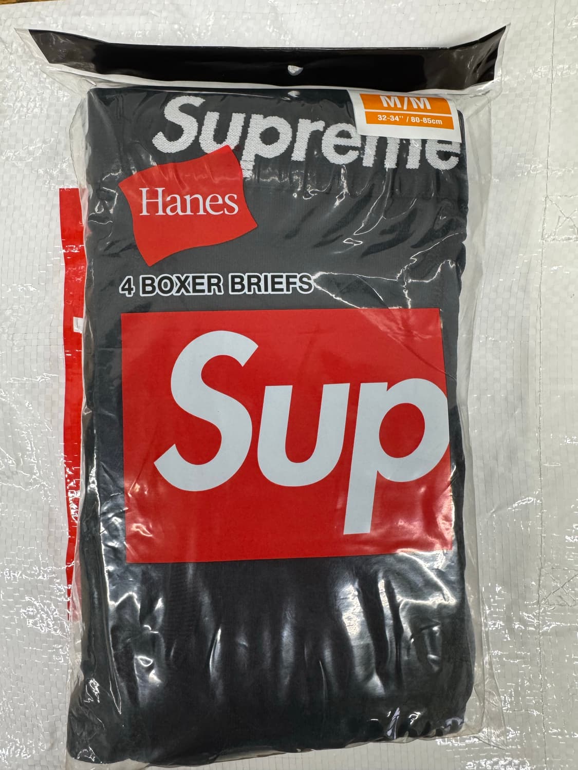 슈프림 헤인즈 박서 브리프 블랙M 새제품 팝니디! (낱개 가능) 상품이미지2