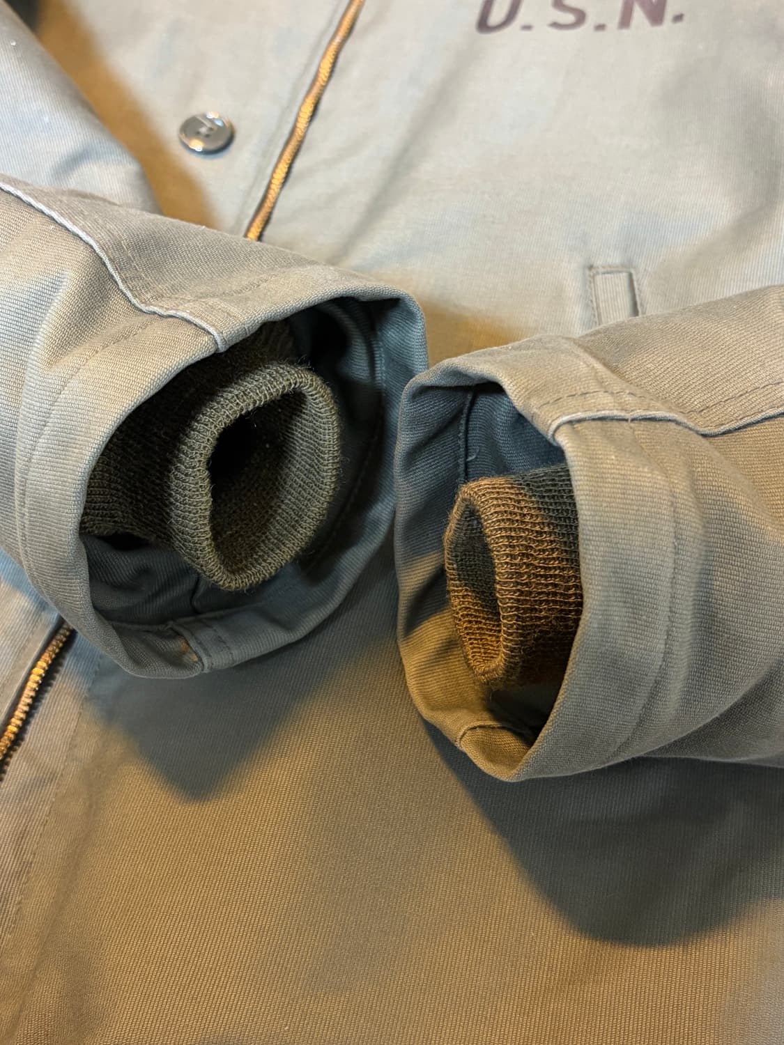 리얼맥코이 n-1 덱자켓 올리브 한정판 상품이미지2