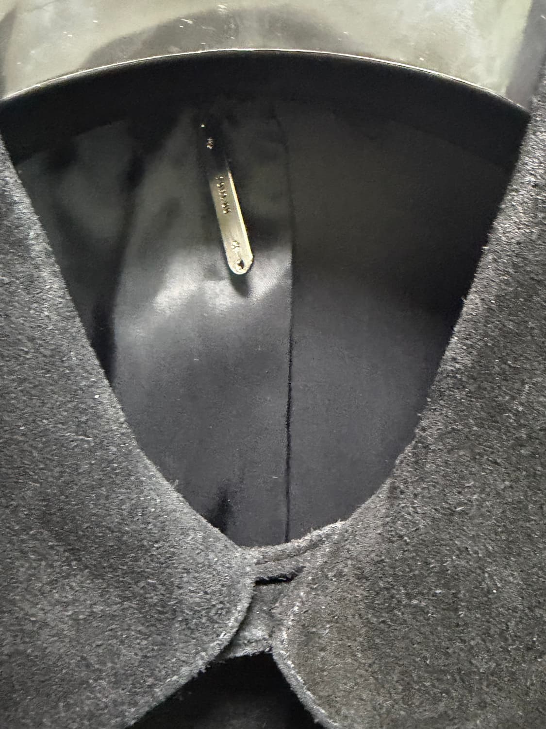 토니웩 스웨이드 가죽 트러커 블랙 L 상품이미지3