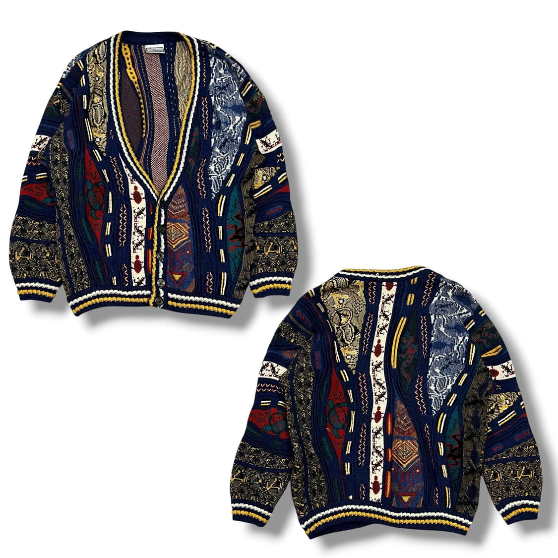 카를로 알베르토 에스닉 케이블 가디건 s08549 상품이미지1